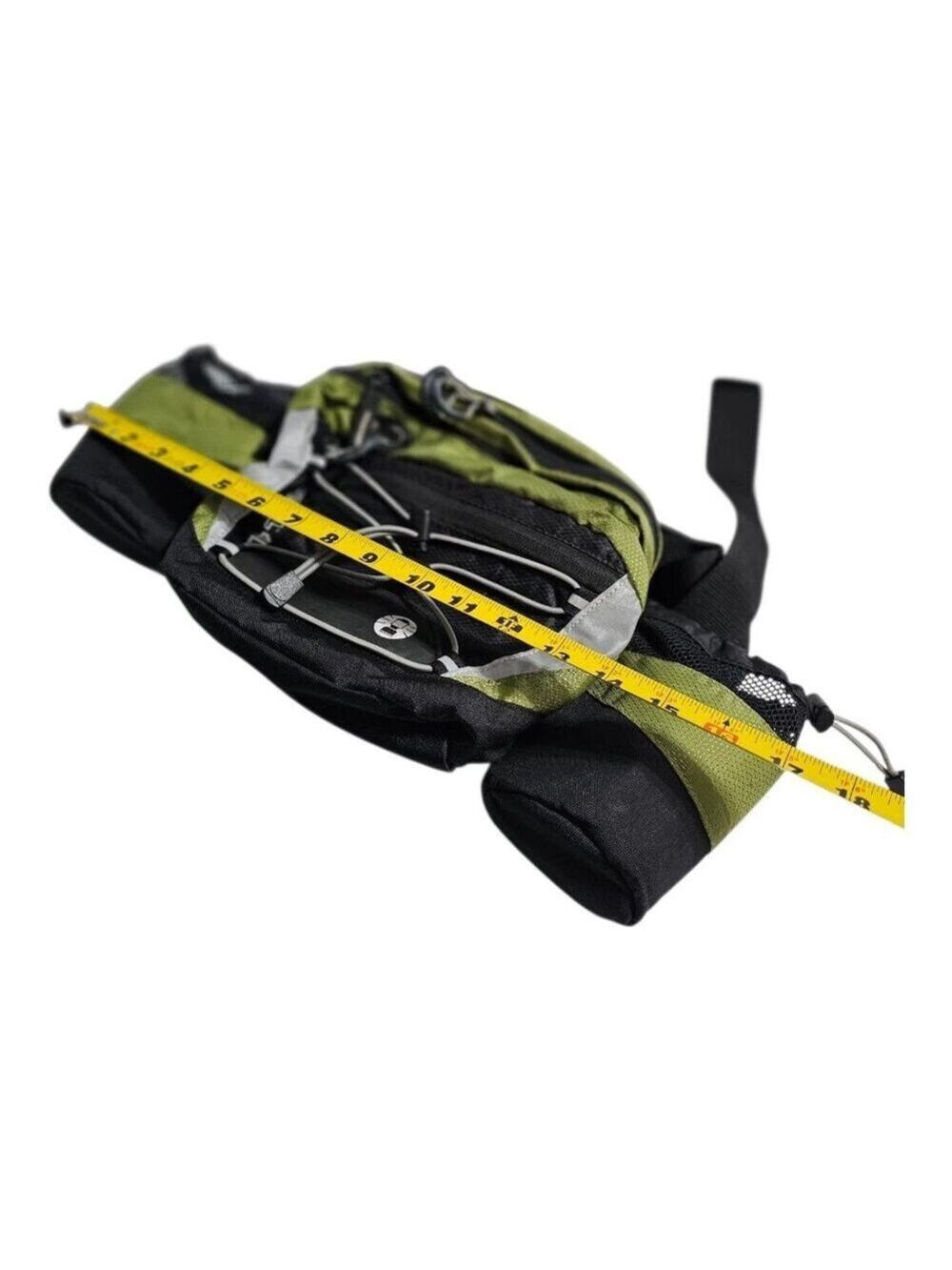 Coleman Green Revel 4L Hiking Waist Pack Zip Pockets With 2 Water Bottle Pockets - Picture 6 of 7